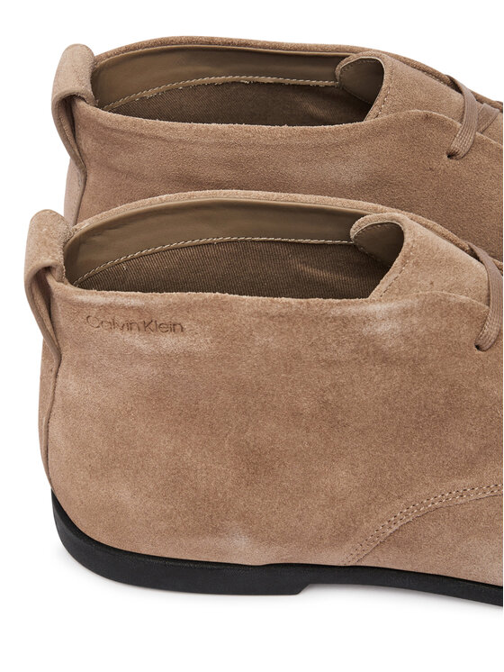 Calvin Klein Auliniai batai Calvin Klein Low Prof Desert Boot Su HM0HM02190 Smėlio