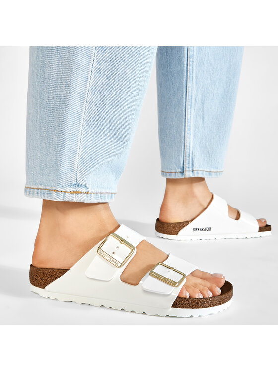 Birkenstock Klapki Birkenstock Arizona 1005294 Biały