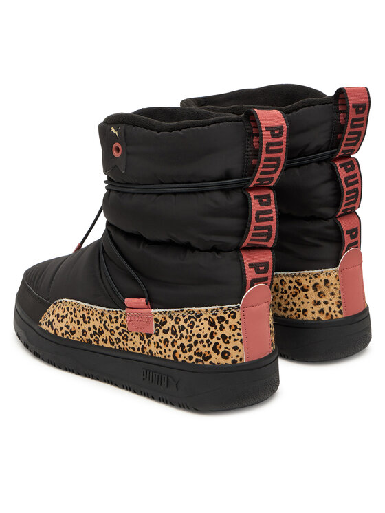 Puma Sniega zābaki Puma Snowbae Wns Animal Flair 402654 01 Melns