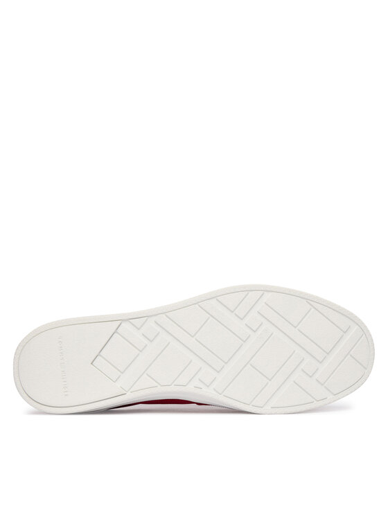 Tommy Hilfiger Laisvalaikio batai Tommy Hilfiger Lo Lux FM0FM05816 Raudona