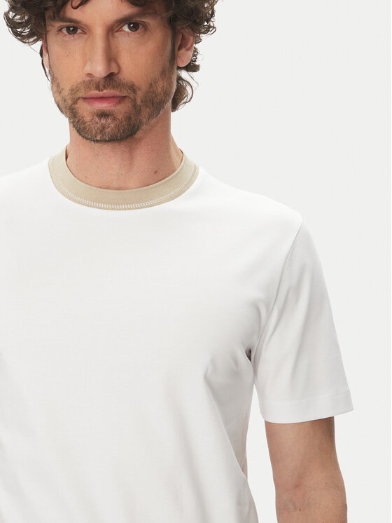 BOSS BOSS Футболка H-Tessler 199 50531793 Білий Slim Fit