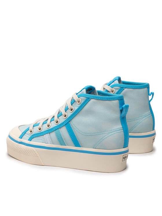 adidas Кеди adidas Nizza Platform Mid GX4604 Голубий