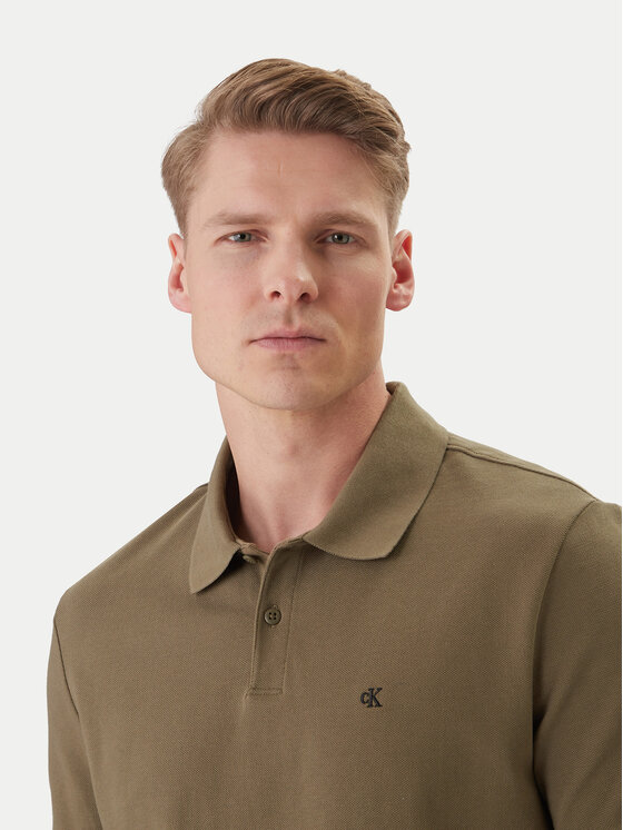 Calvin Klein Jeans Calvin Klein Jeans Pólóing LV040EM269 Khaki Regular Fit