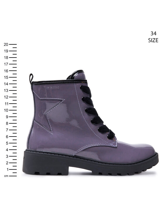 Geox Zimski škornji Geox Jr Casey J9420G 000HH C8016 M Vijolična