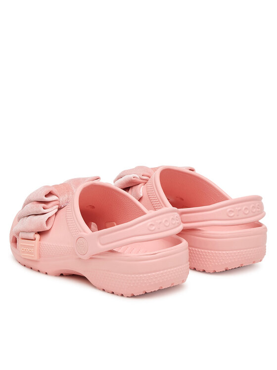 Crocs Natikači Crocs Classic Bow Clog 211886 Roza