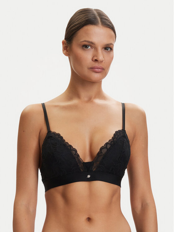 BOSS BOSS Bralette Blossom 50556193 Negro
