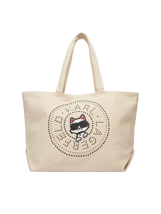 KARL LAGERFELD Táska KARL LAGERFELD B2W50075 Krém