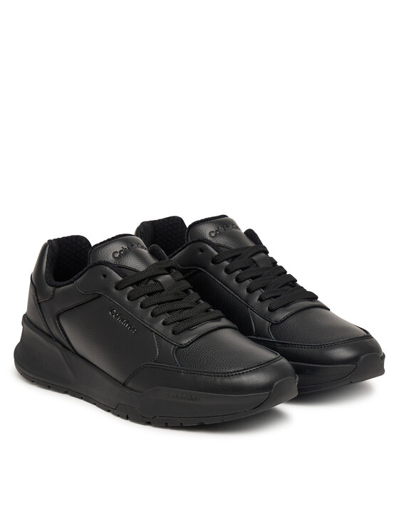 Calvin Klein Sneakers Calvin Klein City Runner Laceup Lth Mix HM0HM02309 Negru