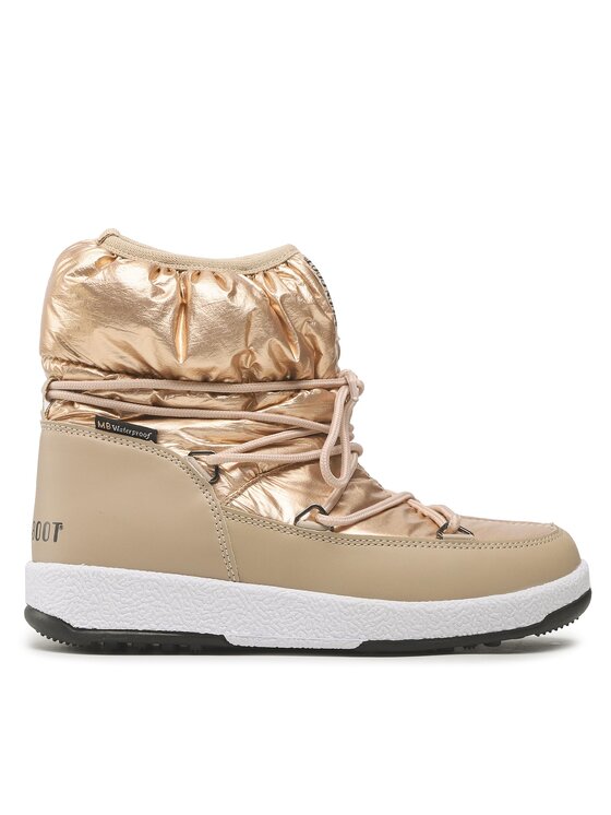 Moon Boot Снігоходи Moon Boot Jr Girl Low Nylon 34051800 Золотий