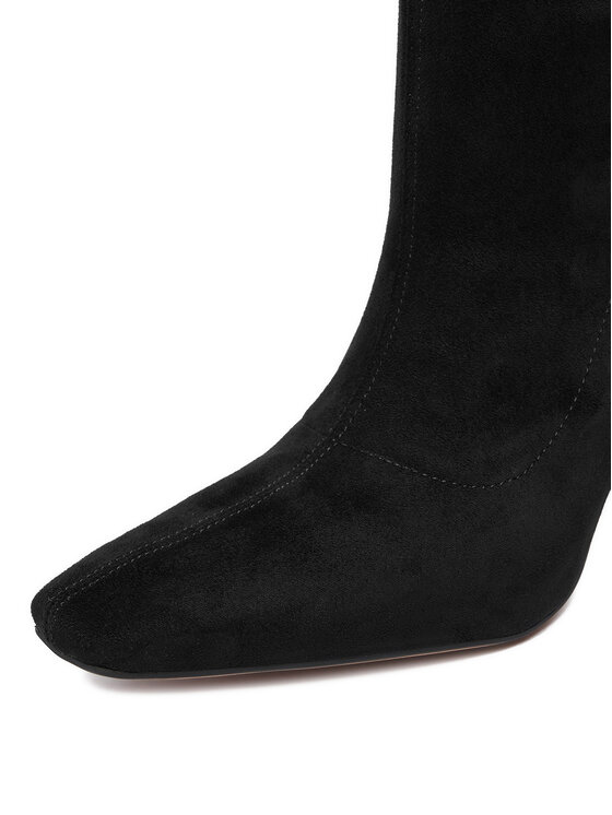 Nine West Īsie zābaki Nine West CEO-AFRA-01 Melns