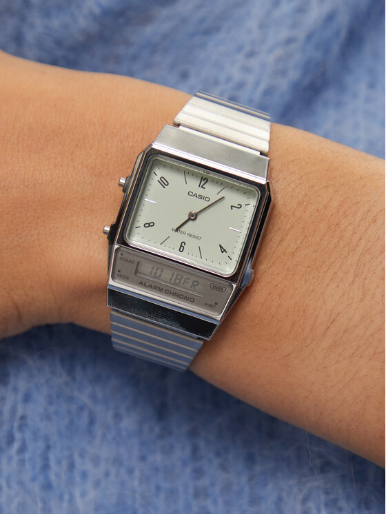 Casio Ceas Casio Vintage Classic AQ-800E-3AEF Argintiu