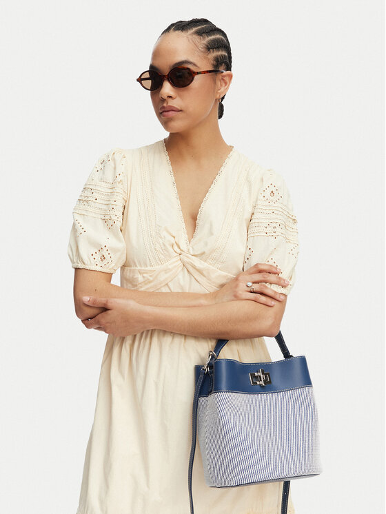 Furla Kabelka Furla Amelia M Bucket WB01953 BX4421 CN 4296S Tmavomodrá