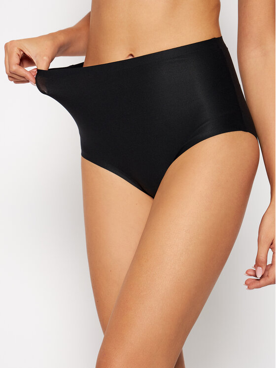 Chantelle Chantelle Klasične spodnje hlačke z visokim pasom Soft Stretch Plus Size C11370 Črna