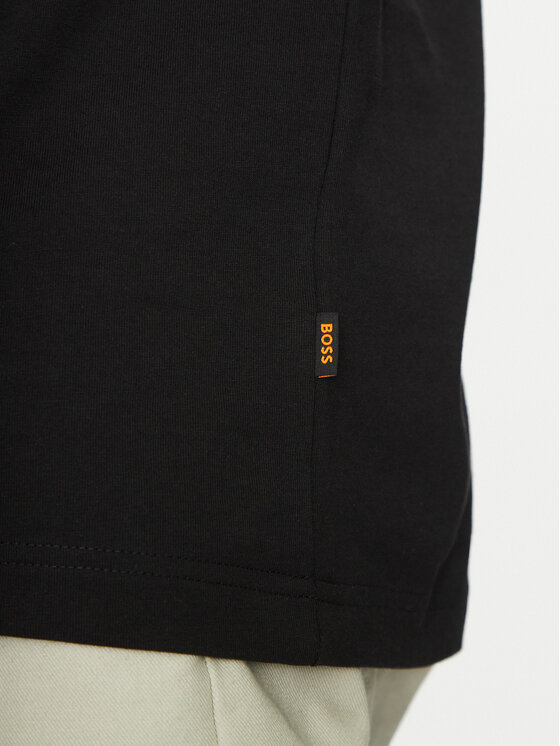 BOSS BOSS Футболка Te_Dunetrace 50539187 Чорний Regular Fit