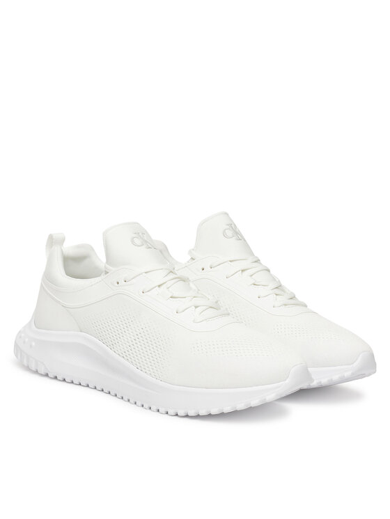 Calvin Klein Sneakers Calvin Klein Eva Runner Sock Mix YM0YM01386 Bianco