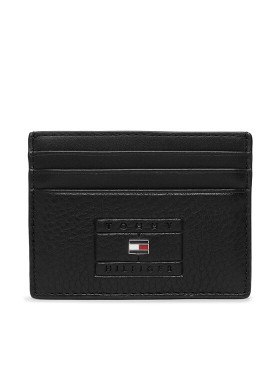 Tommy Hilfiger Θήκη πιστωτικών καρτών Tommy Hilfiger Th Casual Flag Cc Holder AM0AM14251 Μαύρο
