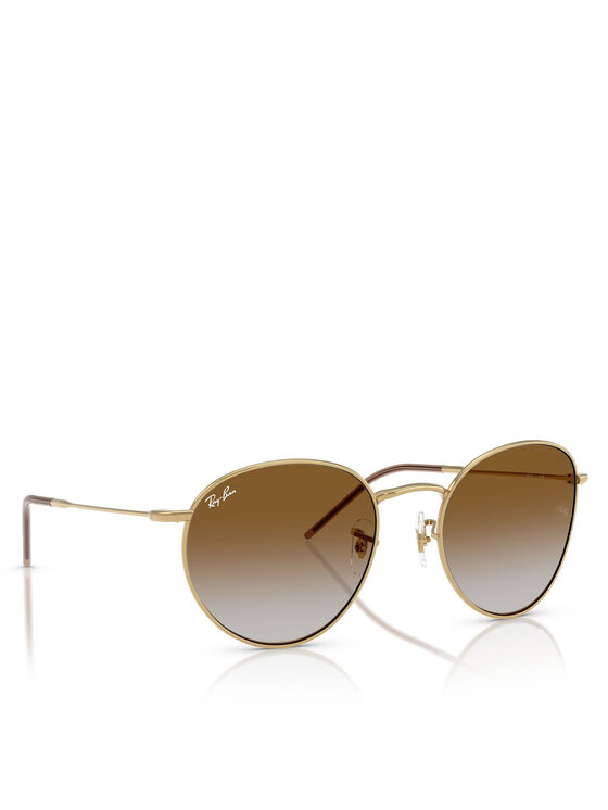 Ray-Ban Ochelari de soare Ray-Ban Round Reverse 0RBR0103S 001/CB55 Auriu