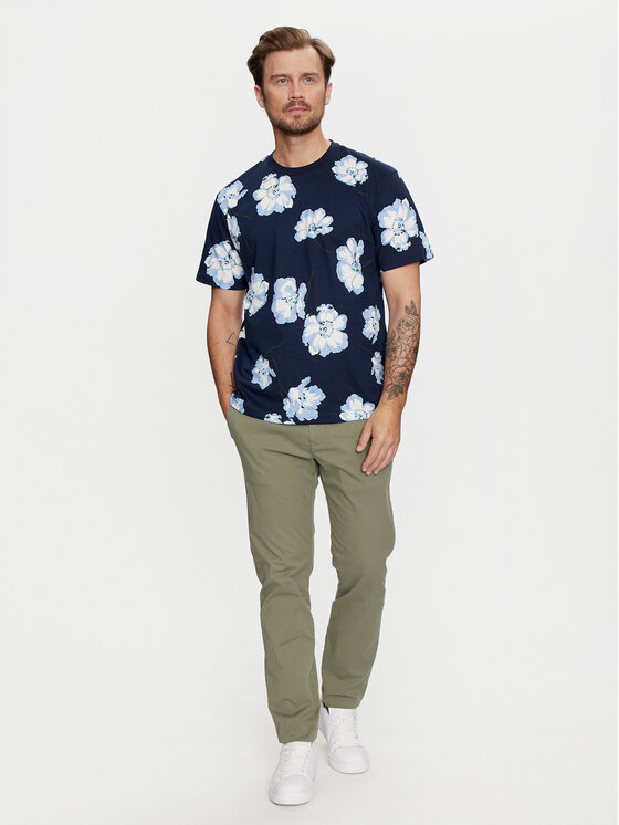 Gap Gap Marškinėliai 796255-29 Tamsiai mėlyna Regular Fit