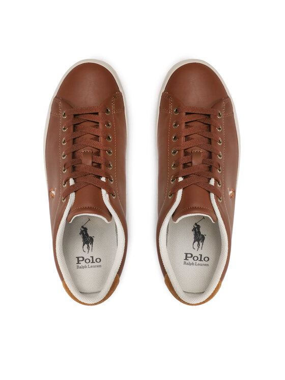 Polo Ralph Lauren Sneakersy Polo Ralph Lauren Longwood 816879935001 Hnědá