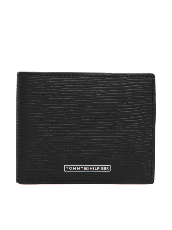 Tommy Hilfiger Πορτοφόλι Tommy Hilfiger Th Business Saffi Mini Cc Wallet AM0AM14785 Μαύρο