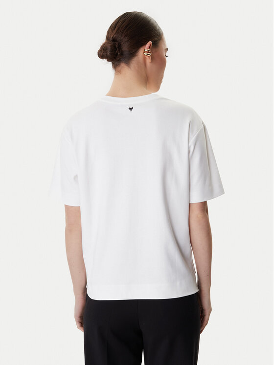 Weekend Max Mara Weekend Max Mara Camiseta Multid 2615941031 Blanco Relaxed Fit