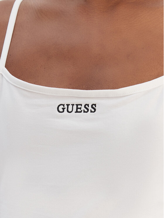 Guess Guess Top E6GP02 J1314 Blanco Regular Fit