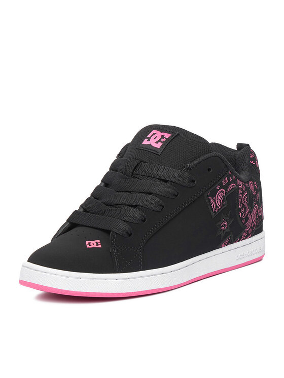 DC Shoes Sneakersy DC Shoes EO-COURT GRAFFIK DC01662983 Čierna