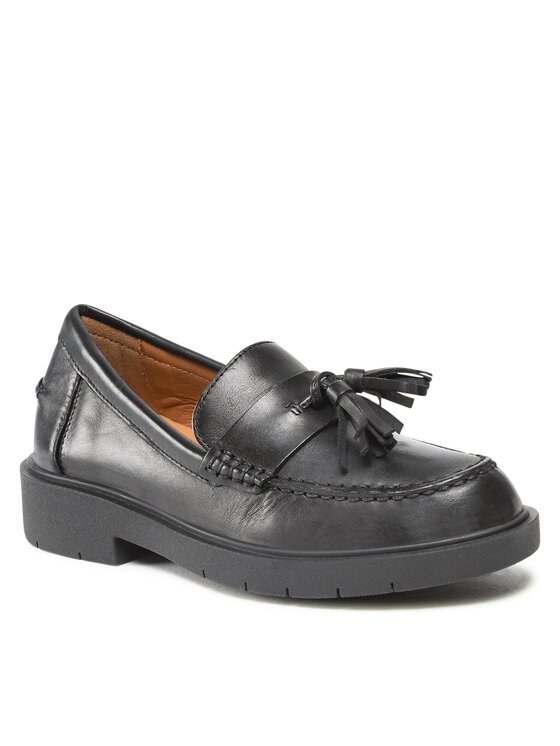 Geox Loafersy Geox D Spherica EC1 CD26QRC 00043 C9999 Czarny
