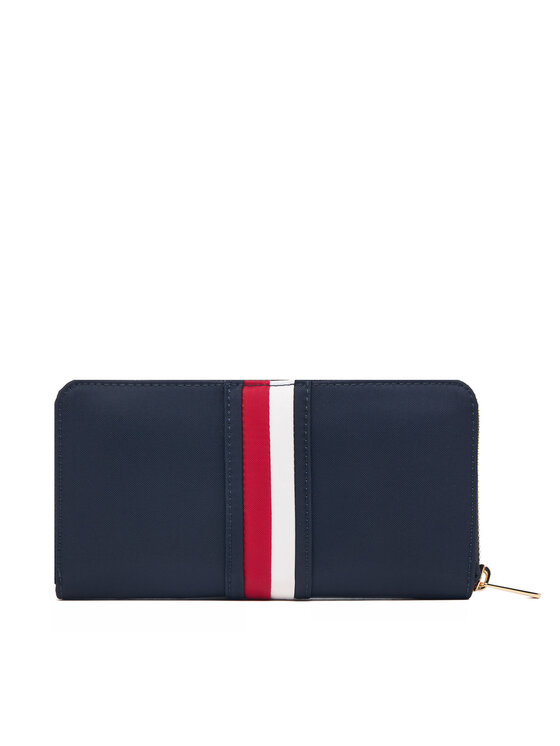 Tommy Hilfiger Portafoglio Tommy Hilfiger Th Icon Lrg Za Nylon Corp AW0AW19165 Blu scuro