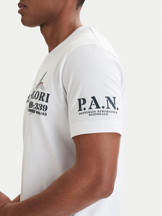 Aeronautica Militare Aeronautica Militare Camiseta 261TS2541UJ00727 Blanco Regular Fit