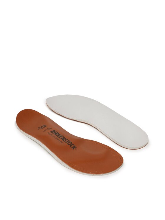 Birkenstock Plantillas Birkenstock Footbed Insole Leather 1001255 Marrón