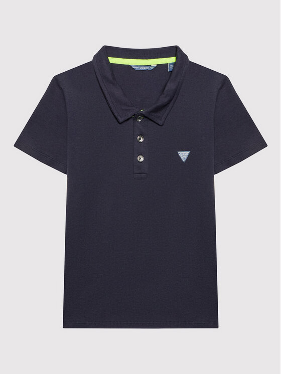 Guess Guess Поло L2GP02 KAPY0 Cиній Regular Fit