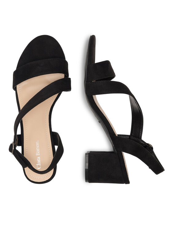 Clara Barson Босоніжки Clara Barson AK250423-3 Чорний