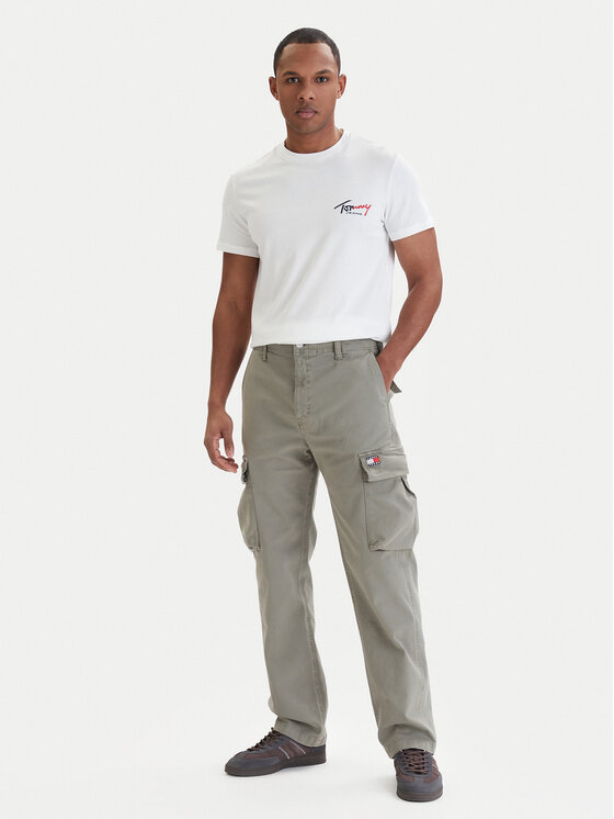 Tommy Jeans Tommy Jeans Camiseta DM0DM22538 Blanco Slim Fit