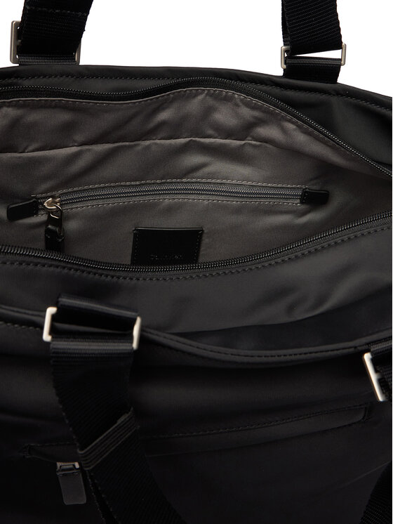 Calvin Klein Сак Calvin Klein Sleek Pocket Tote LV04D3340G Черен