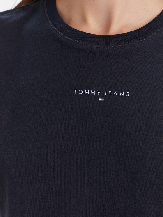 Tommy Jeans Tommy Jeans Camiseta Linear DW0DW21964 Azul marino Regular Fit
