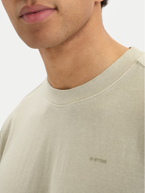 G-Star Raw G-Star Raw Camiseta Base D28588-E517 Beis Regular Fit