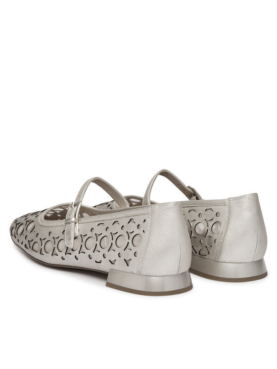 Caprice Balerinke Caprice 9-22511-46 Srebrna