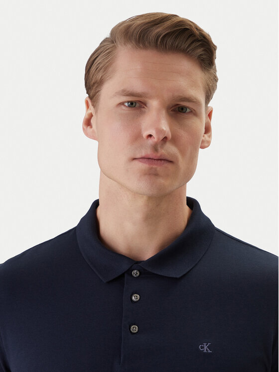 Calvin Klein Calvin Klein Polo LV04LF200G Azul marino Slim Fit