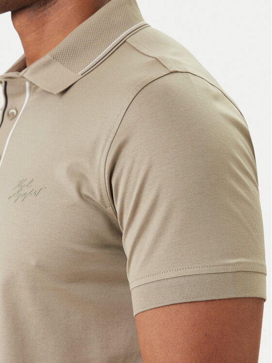 KARL LAGERFELD KARL LAGERFELD Polo 745002 562200 Caqui Regular Fit