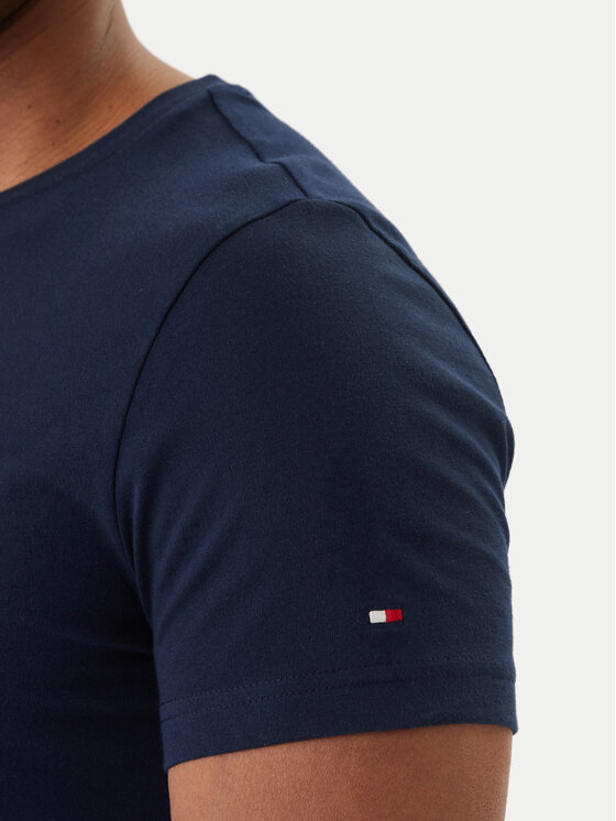 Tommy Hilfiger Tommy Hilfiger T-Shirt Logo MW0MW11797 Σκούρο μπλε Slim Fit