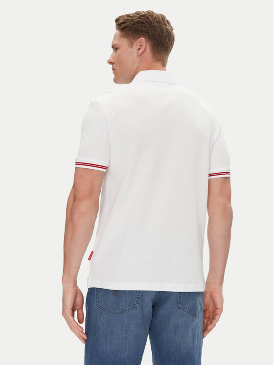 JOOP! Jeans JOOP! Jeans Polo majica 15 JJJ-17Amare 30046012 Bela Modern Fit