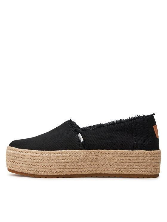 Toms Еспадрильї Toms Valencia 10019795 Чорний