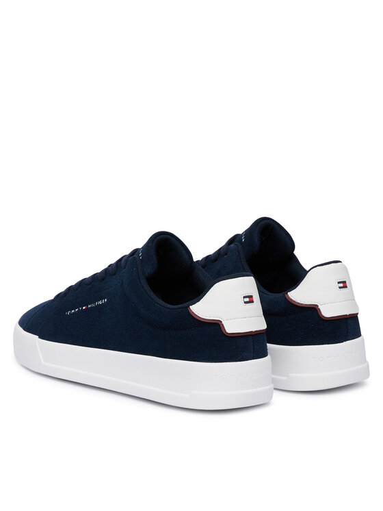 Tommy Hilfiger Sportcipők Tommy Hilfiger Th Court Core Suede FM0FM05716 Sötétkék