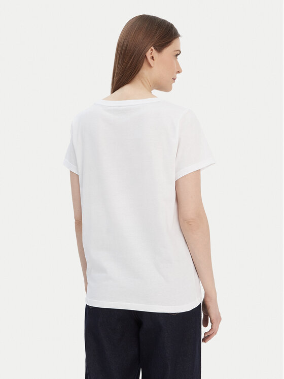 Tommy Hilfiger Tommy Hilfiger Camiseta UW0UW04525 Blanco Relaxed Fit