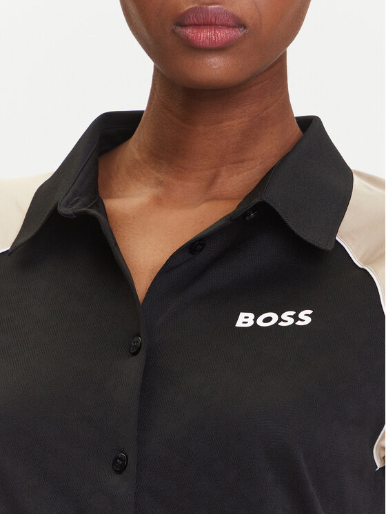 BOSS BOSS Поло Ellici2 50544191 Чорний Regular Fit