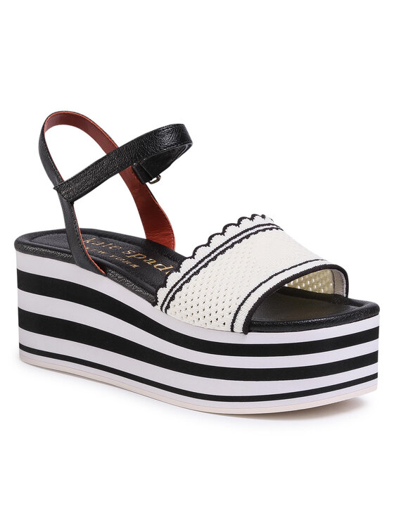Kate Spade Босоніжки Kate Spade Highrise Spade K0090 Чорний