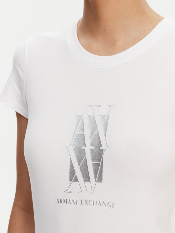 Armani Exchange Armani Exchange Футболка XW000511 AF11929 U0002 Білий Slim Fit