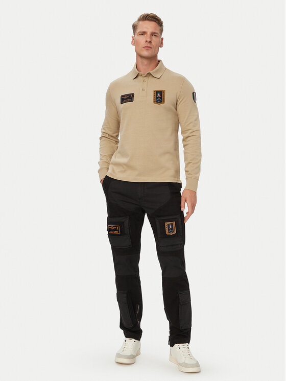 Aeronautica Militare Aeronautica Militare Polo 262PO1941UJ00703 Beis Regular Fit