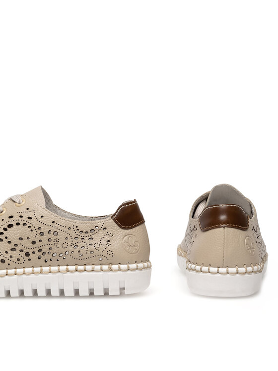 Rieker Pantofi Rieker M2308-60 Bej